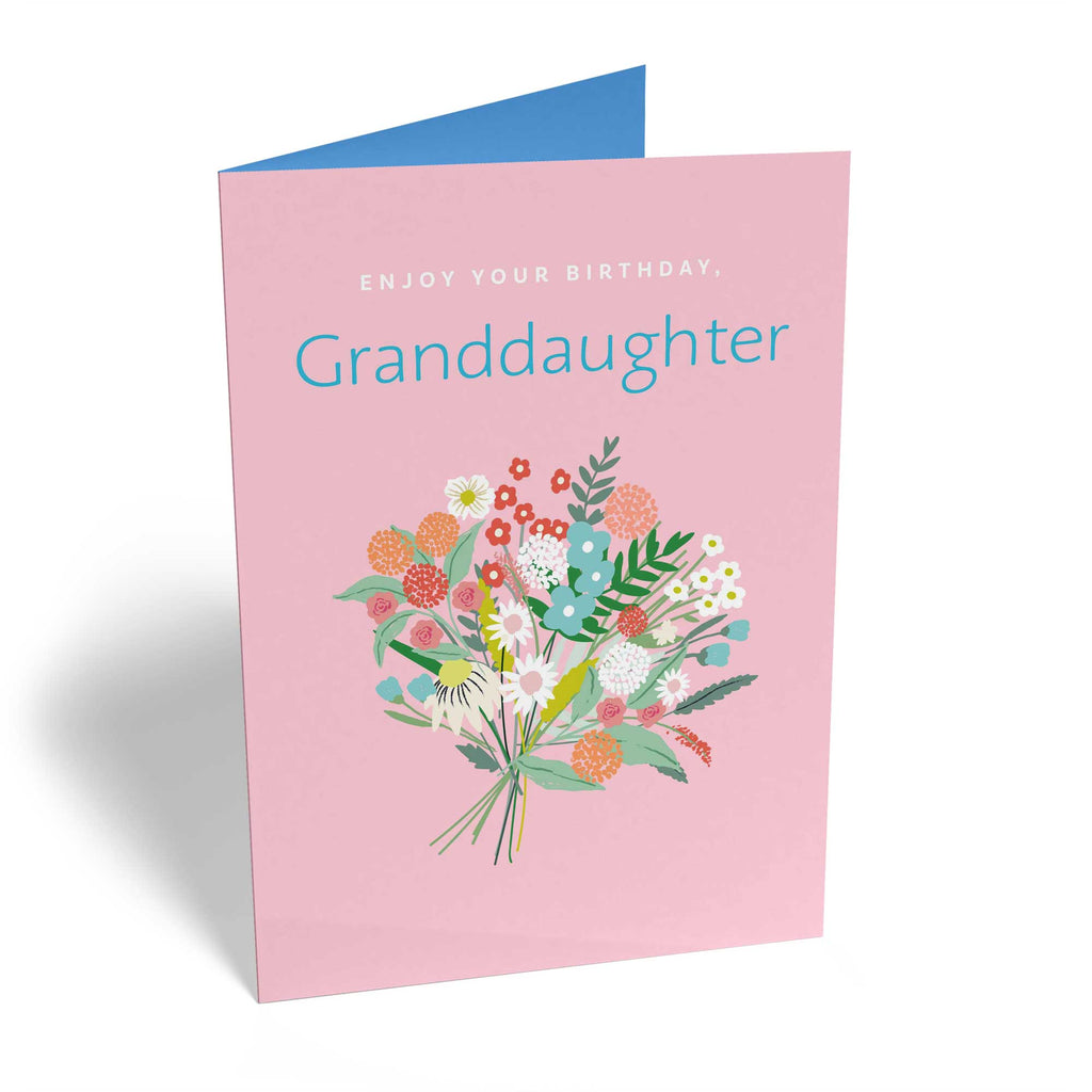 Classic Granddaughter Birthday Editable Bouquet