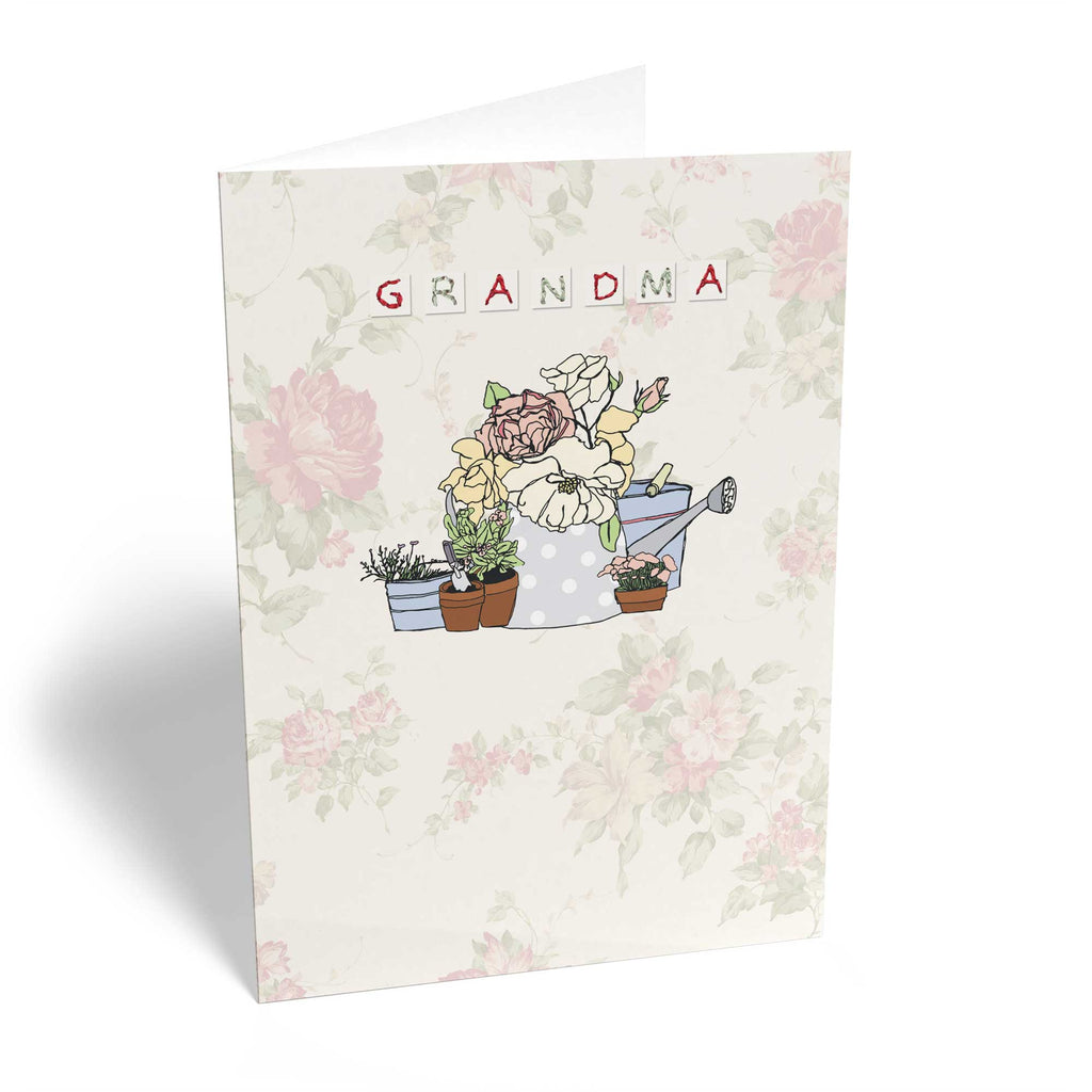 Traditional Grandma Birthday Gardening Floral