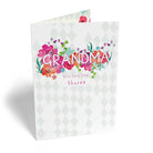 Classic Grandma Birthday Editable Floral Sign