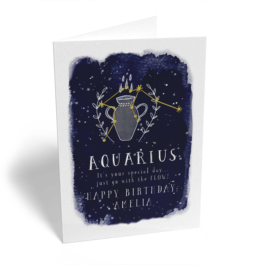 Contemporary Zodiac Symbol Aquarius