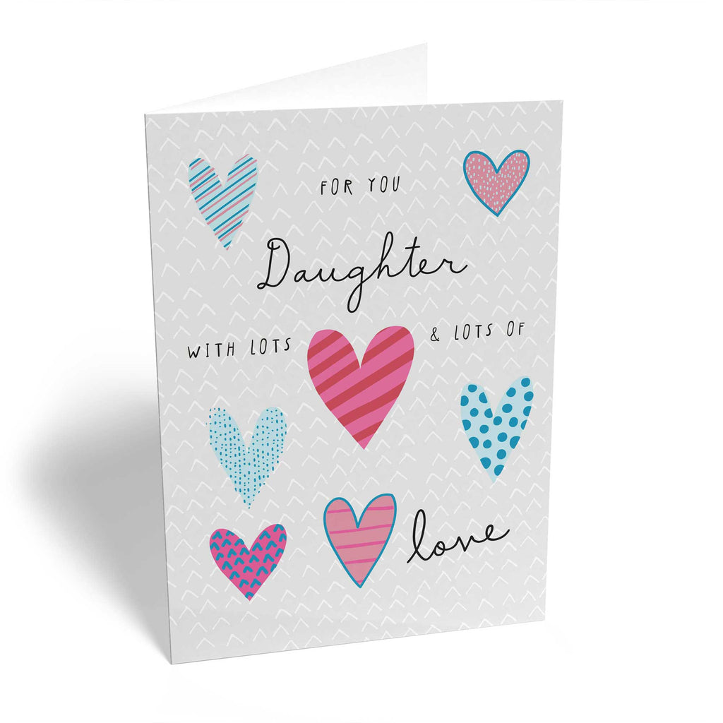 Daughter Classic 8 Love Hearts Pattern