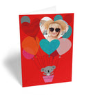 Husband Cute Koala Photo Upload Heart Balloons