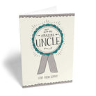 Classic Uncle Birthday Editable Rosette Amazing