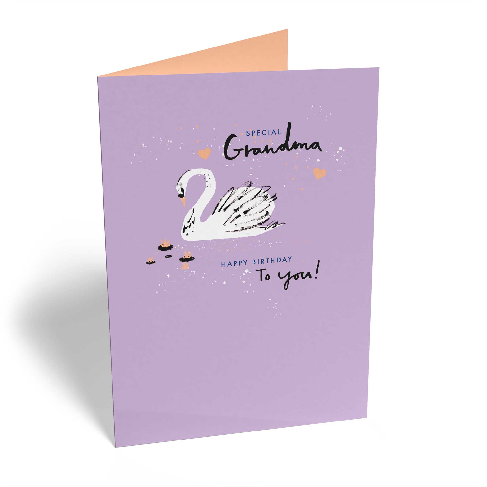 Contemporary Grandma Birthday Illustrated Swan