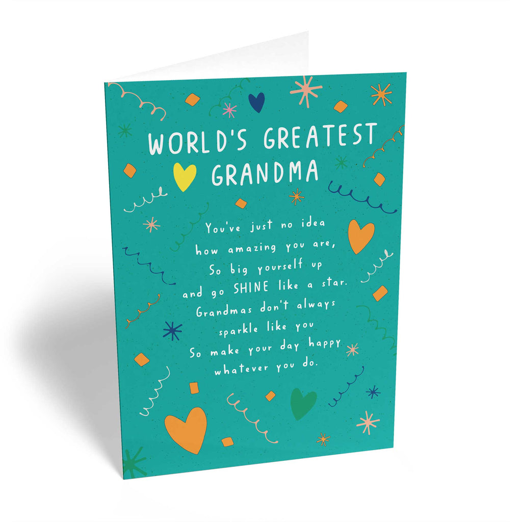 Contemporary Grandma Birthday Verse Greatest