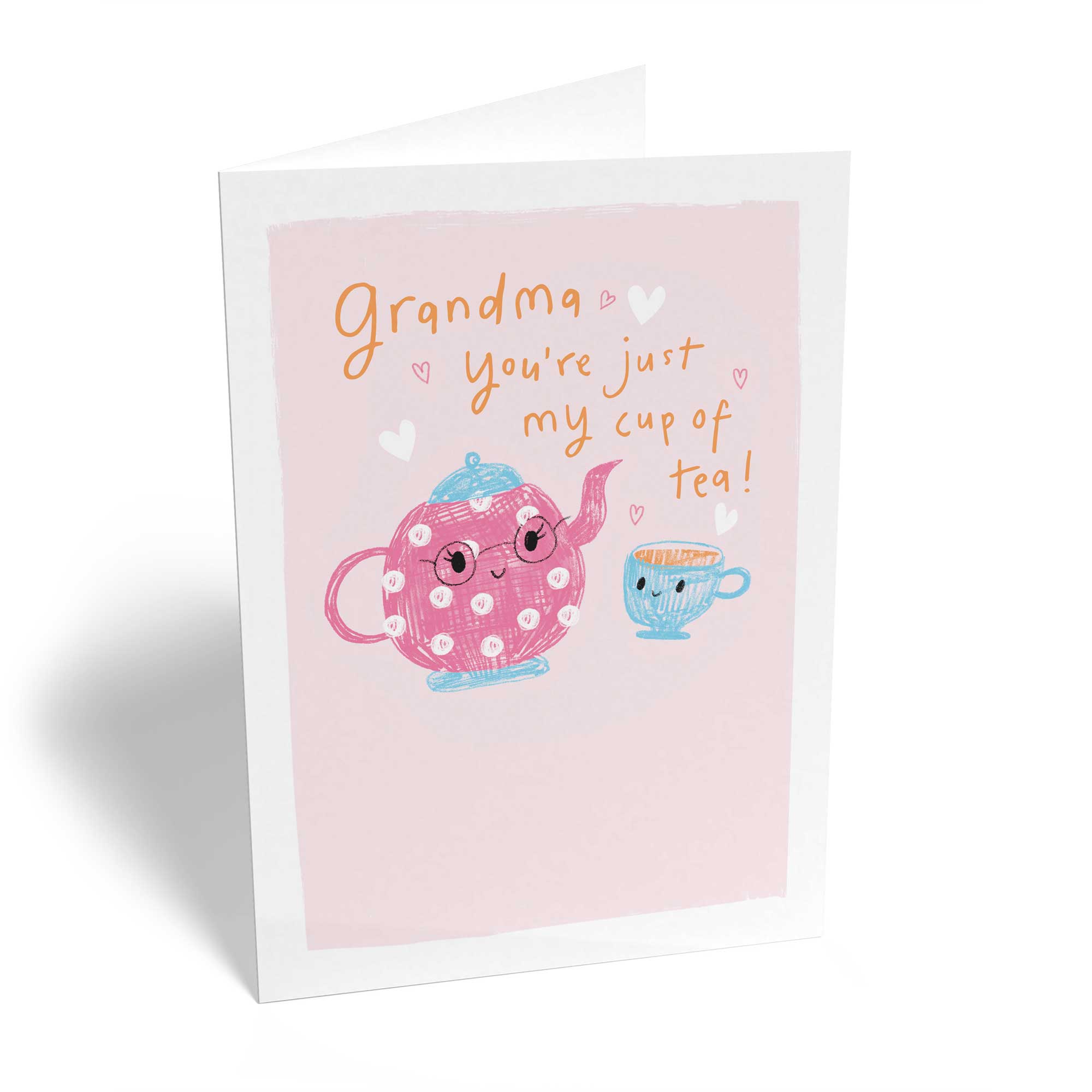 Classic Grandma Birthday Illustrated Teapot Cup