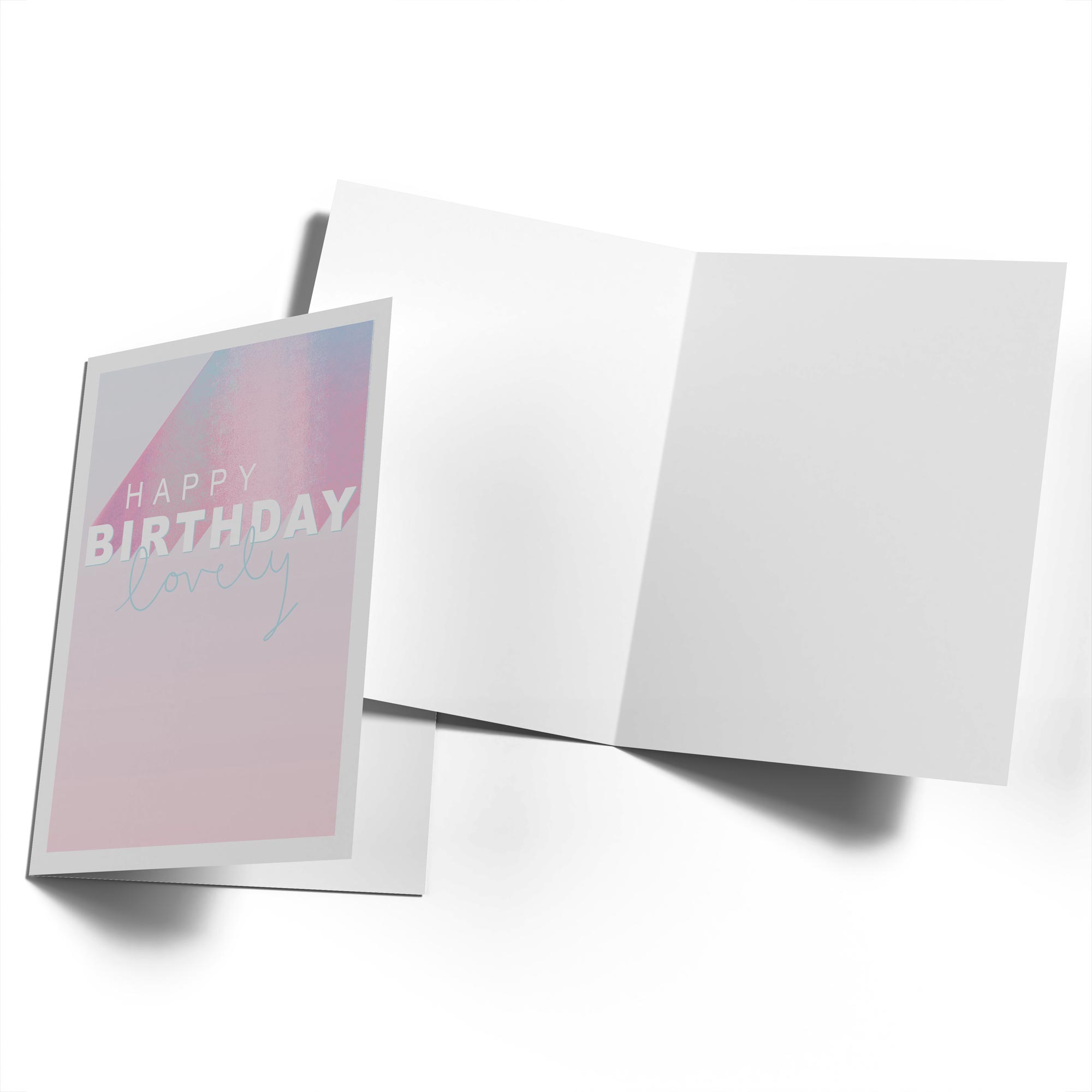 Contemporary Birthday Ombre Graphic Text