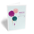 Classic Niece Birthday Editable Balloons