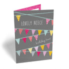 Classic Niece Birthday Colourful Bunting