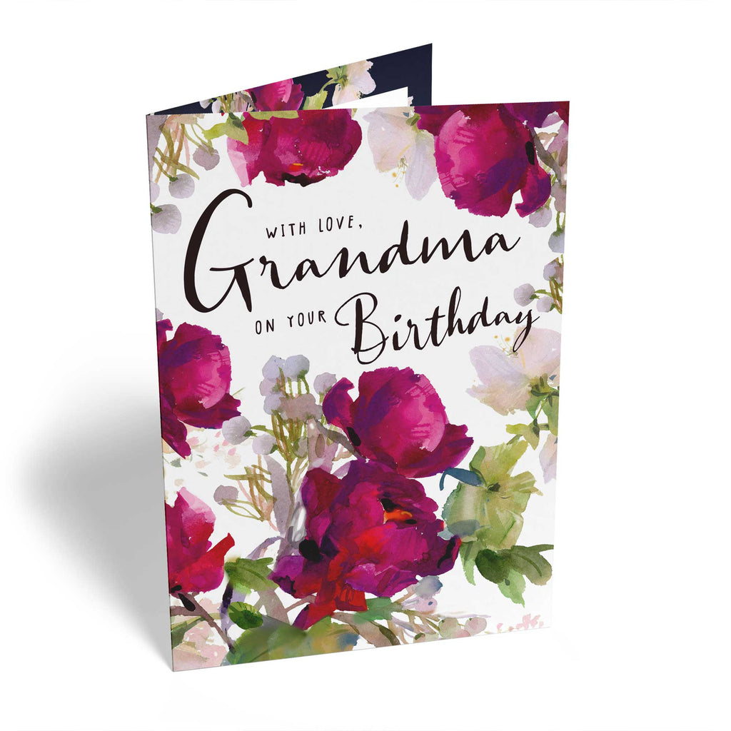 Traditional Grandma Birthday Floral Roses