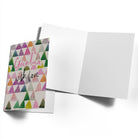 Contemporary Grandma Birthday Colourful Triangles