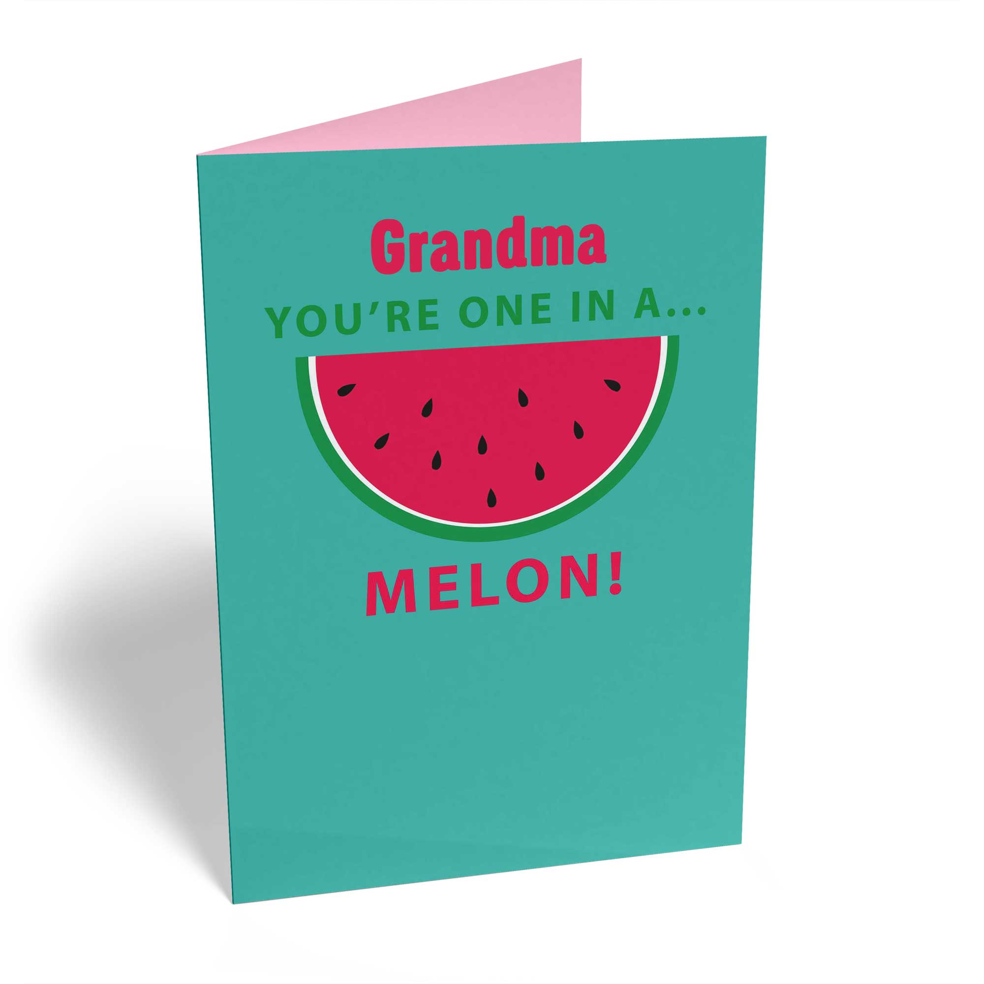 Contemporary Grandma Birthday Editable Melon