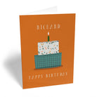 Classic Birthday Editable Cake Candle Greetings