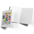 Contemporary Birthday Editable Colourful Text