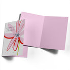 Contemporary Birthday Editable Pink Flower