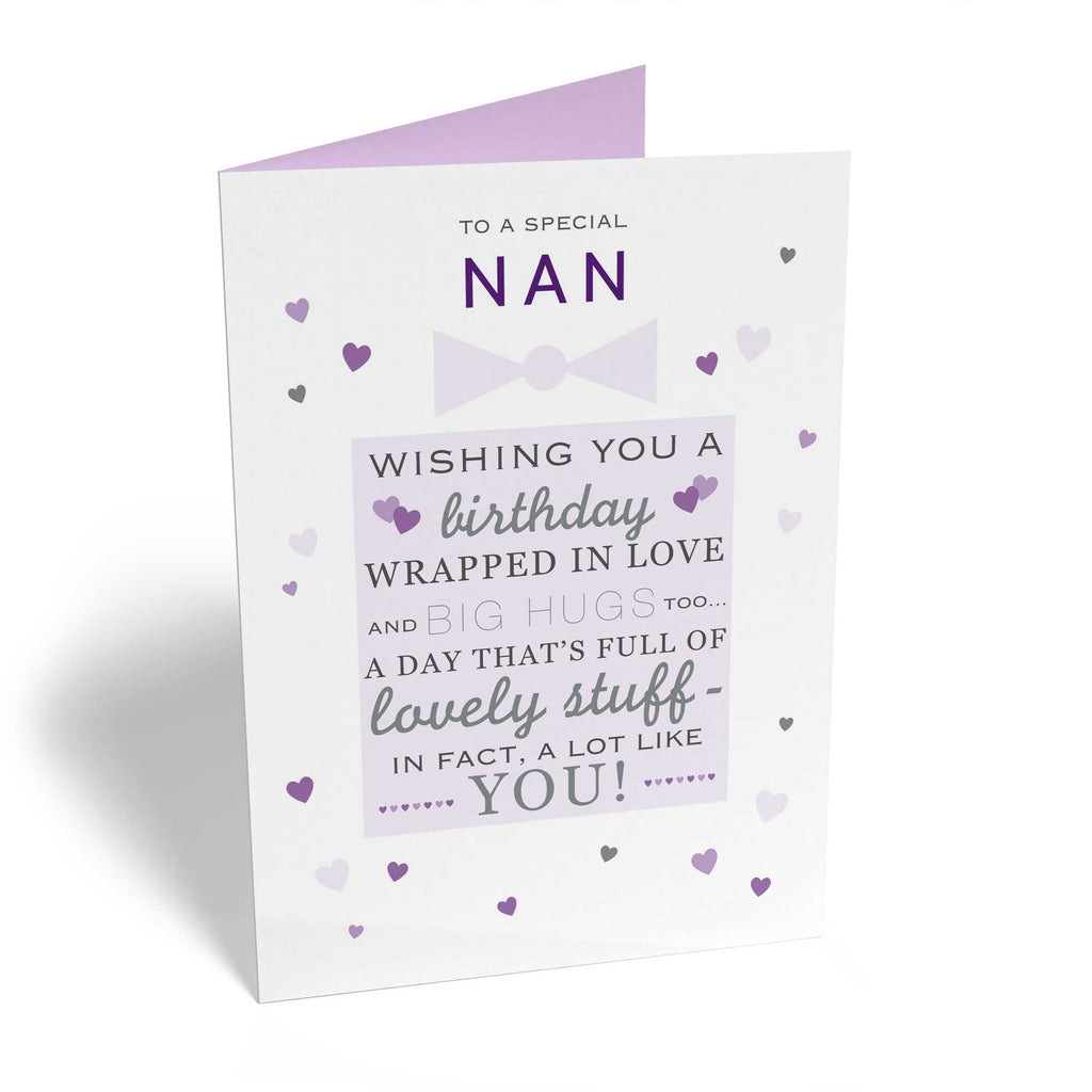 Classic Birthday Nan Editable Text Lovely Stuff