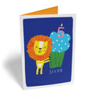 5th Birthday Lion Cupcake Colourful Custom