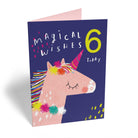 Magical Wishes Unicorrn Custom 6th Birthday Kids