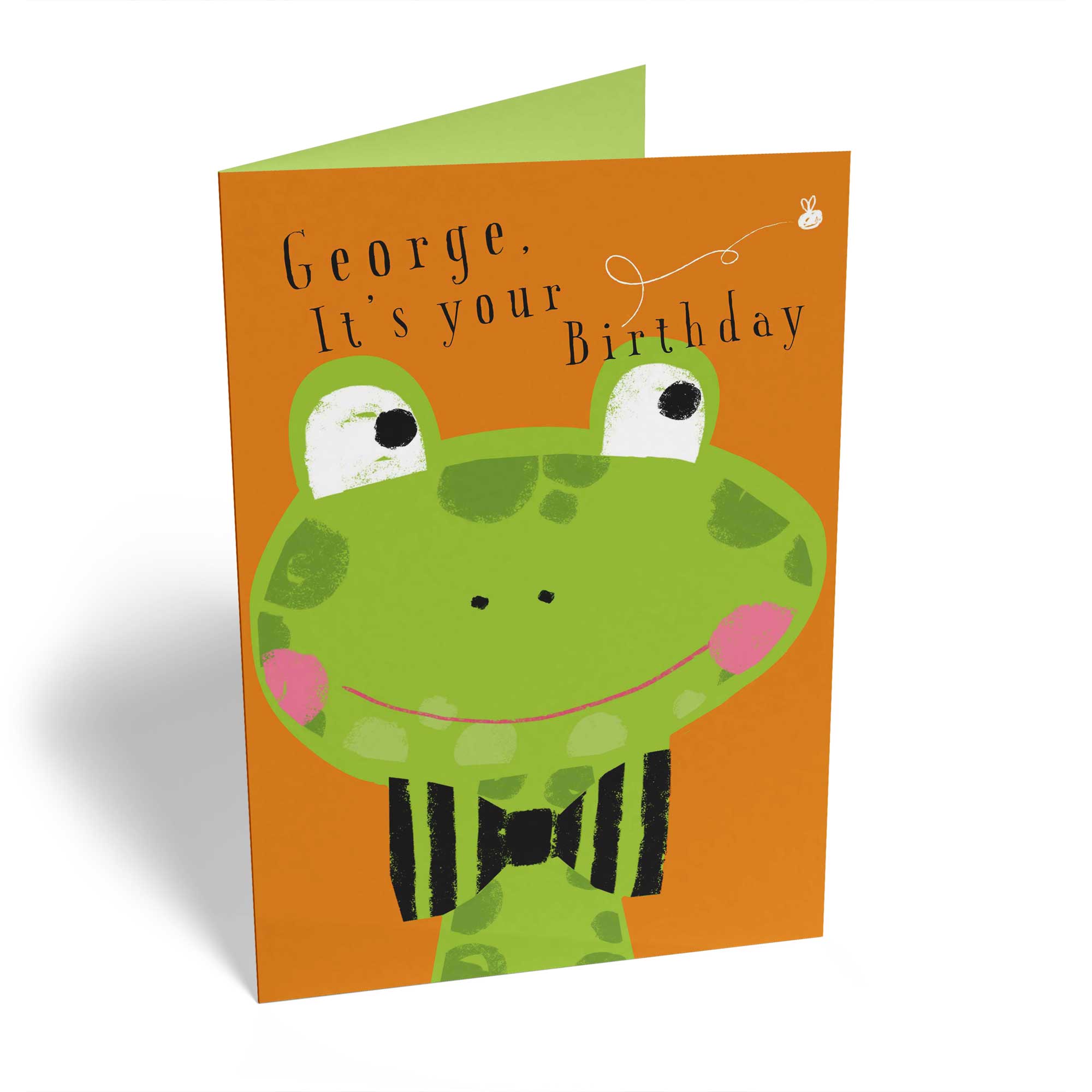 Fun Frog In A Bowtie Kids Birthday