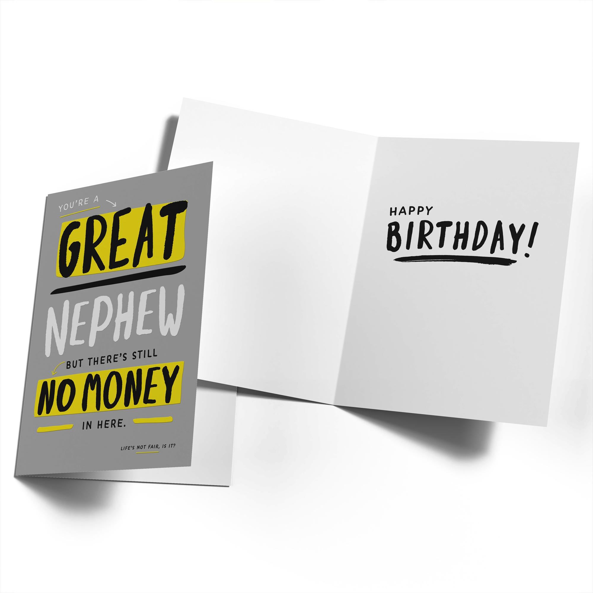 Funny Nephew No Money Birthday