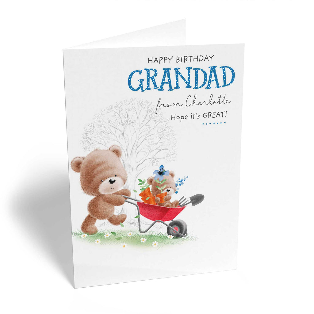 Grandad Cute Bear Custom Birthday