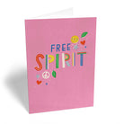 Free Spirit Flower Birthday Card