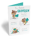 Cute Grandson Bears Birthday Card