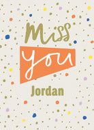 For You Patterned Custom Miss You