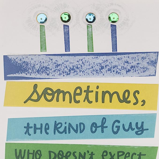 Hallmark Birthday Greeting Card for Him (Extra Attention) Hallmark