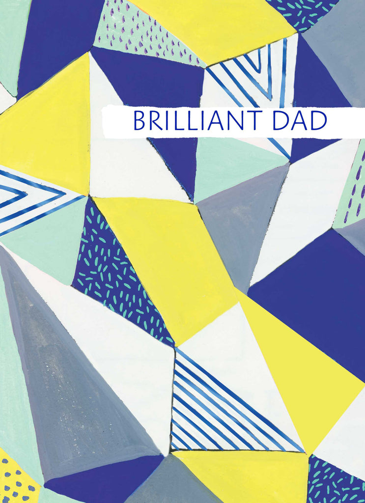 Dad Geometric Colourful Pattern Shapes