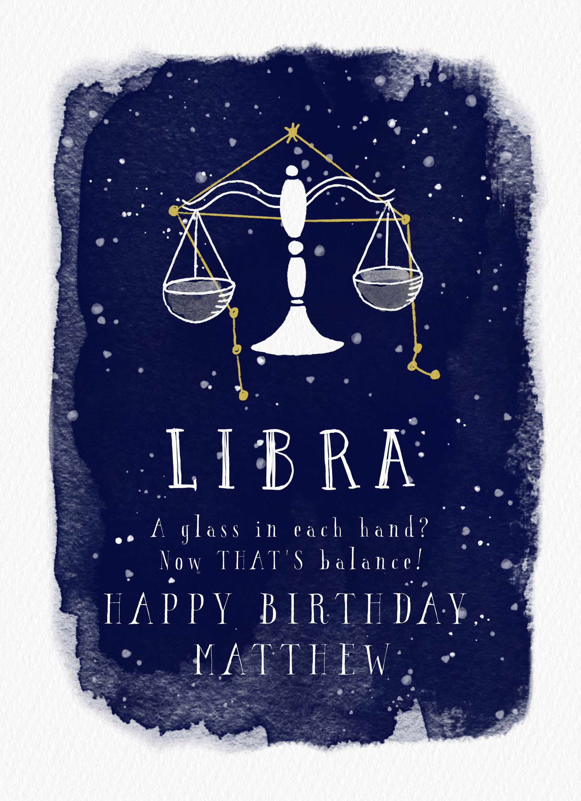 Contemporary Zodiac Symbol Libra