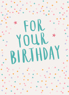 Contemporary Typography For Your Birthday Dotty