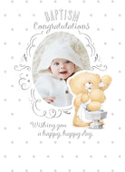 Cute Forever Friends Christening Custom Photo