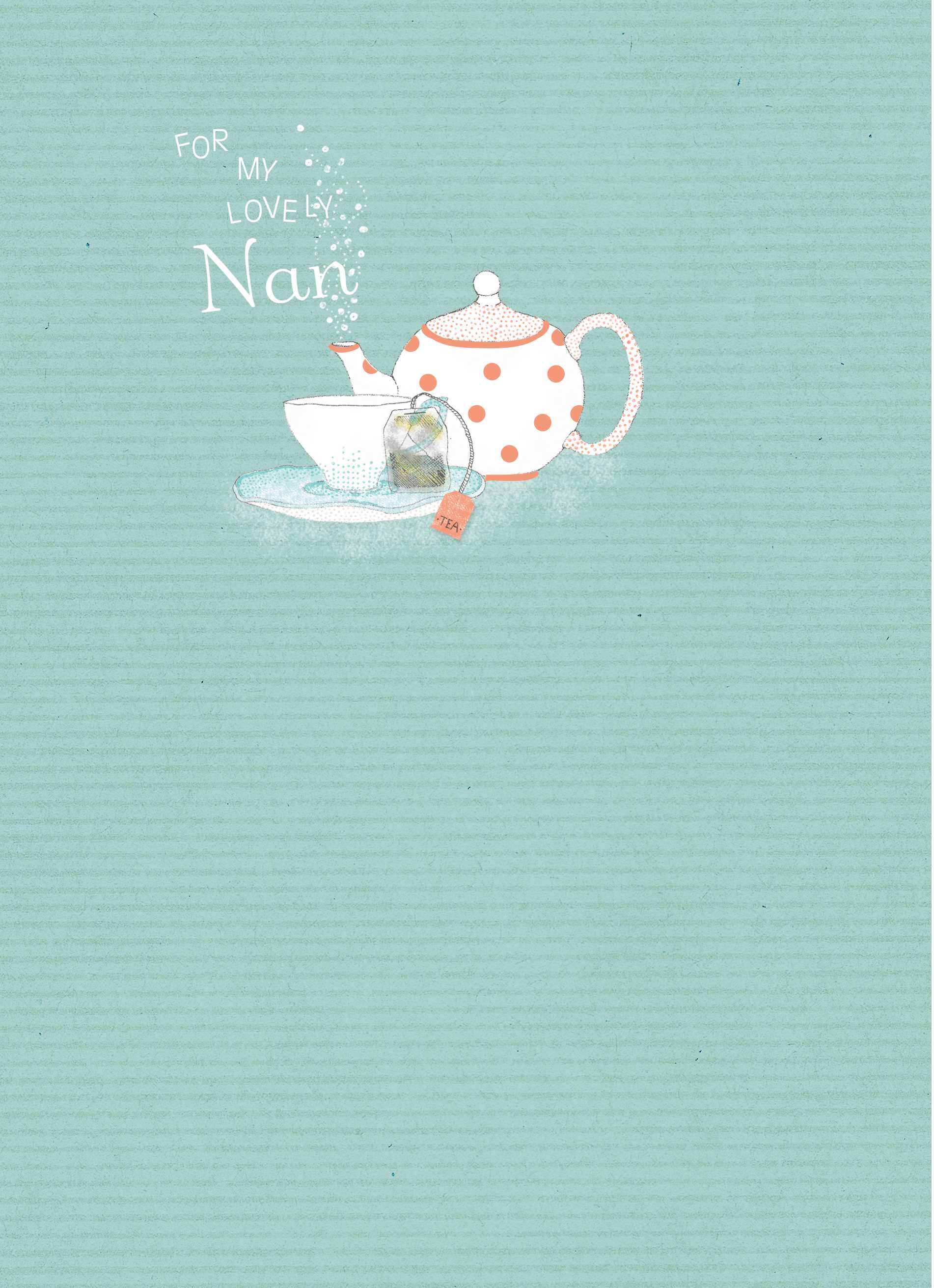 Classic Nan Editable Birthday Teacup