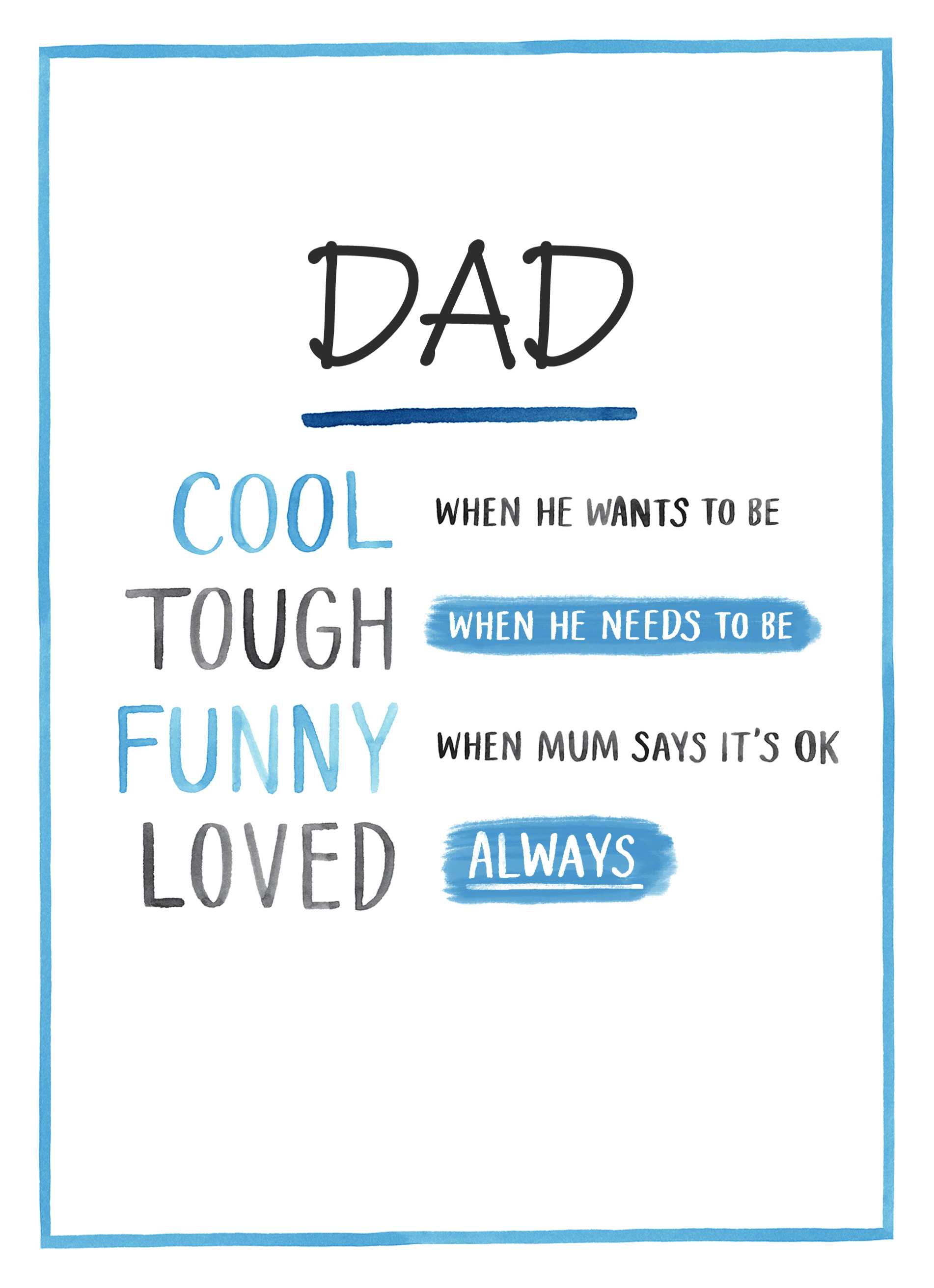 Dad Funny Editable Text Tough Cool