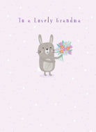 Cute Grandma Birthday Editable Bunny Rabbit