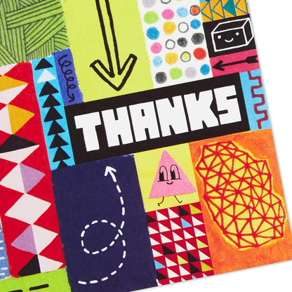 Hallmark Good Mail Thank You Cards Assortment (Box of 12 Modern Greeting Cards)