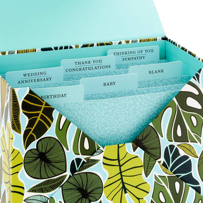 Hallmark Pack of 24 Handmade Assorted Boxed Greeting Cards, Modern Greenery Birthday Cards, Baby Shower Cards, Wedding Cards, Sympathy Cards, Thinking of You Cards, Thank You Cards