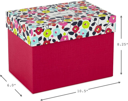 Hallmark Handmade All Occasion Boxed Greeting Card Assortment, Pink Floral (Pack of 20)—Birthday Cards, Baby Shower Cards, Wedding Cards, Sympathy Cards, Thinking of You Cards, Thank You Cards