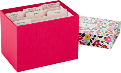 Hallmark Handmade All Occasion Boxed Greeting Card Assortment, Pink Floral (Pack of 20)—Birthday Cards, Baby Shower Cards, Wedding Cards, Sympathy Cards, Thinking of You Cards, Thank You Cards