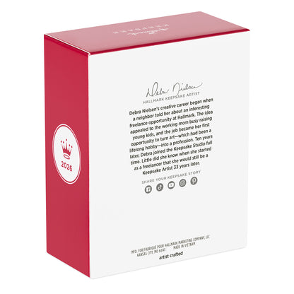 Warmblood Dream Horse — 2026 Hallmark Keepsake Christmas Ornament packaging featuring artist information and details.