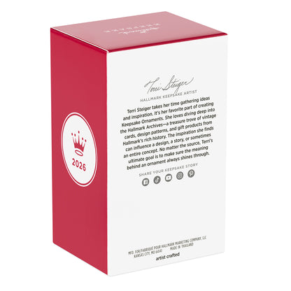 Our Christmas Together 2026 — 2026 Hallmark Keepsake Christmas Ornament gift box showing artist details and year 2026.