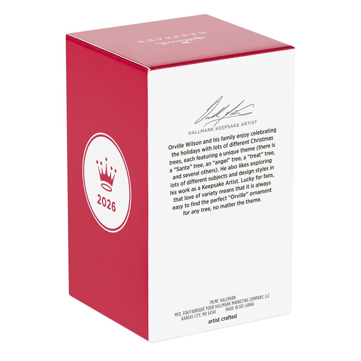 Disney The Proud Family Louder and Prouder Suga Mama and Puff — 2026 Hallmark Keepsake Christmas Ornament packaging with signature detail.