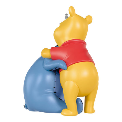 Disney Winnie the Pooh Holiday Hugs — 2026 Hallmark Keepsake Christmas Ornament, character figures hugging, detailed craftsmanship