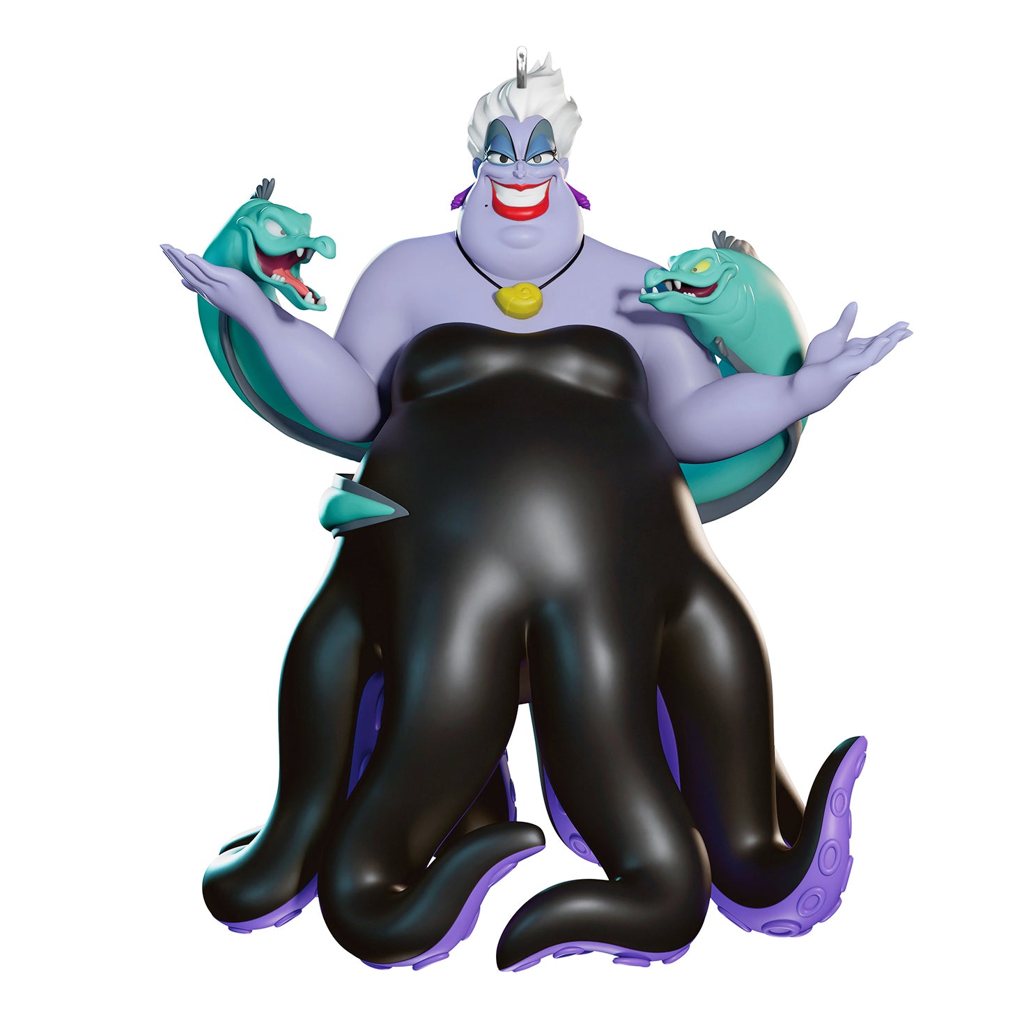 Disney The Little Mermaid Ursula — 2026 Hallmark Keepsake Christmas Ornament, vibrant design, featuring Ursula surrounded by her eel companions.
