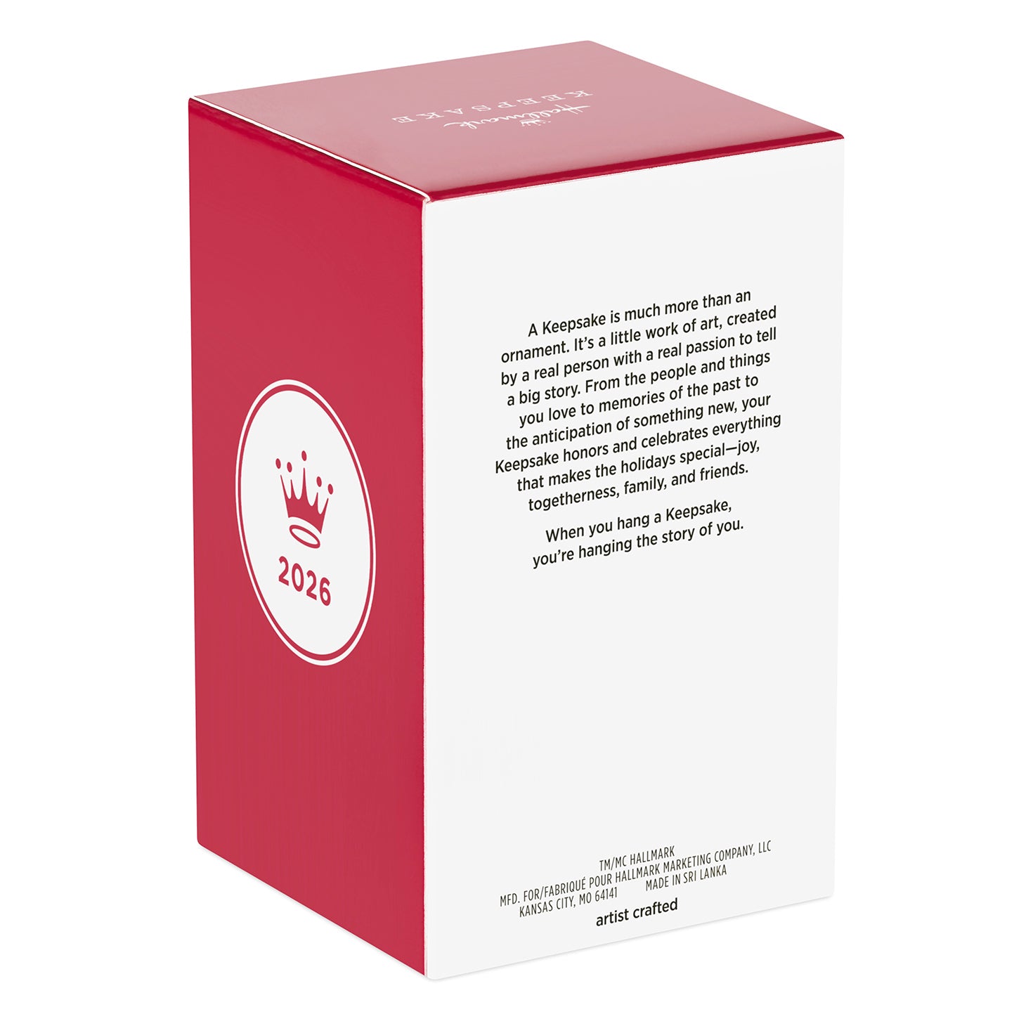 Disney The Little Mermaid Ursula — 2026 Hallmark Keepsake Christmas Ornament packaging with brand logo and description.