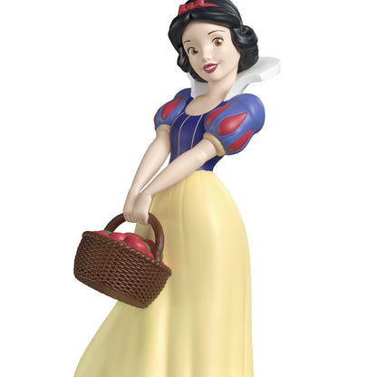 Disney Snow White and the Seven Dwarfs The Fairest One of All — 2026 Hallmark Keepsake Christmas Ornament, featuring Snow White with a basket of apples.