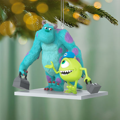 Disney/Pixar Monsters, Inc. Mike and Sulley — 2026 Hallmark Keepsake Christmas Ornament, featuring bright colours and intricate detailing.