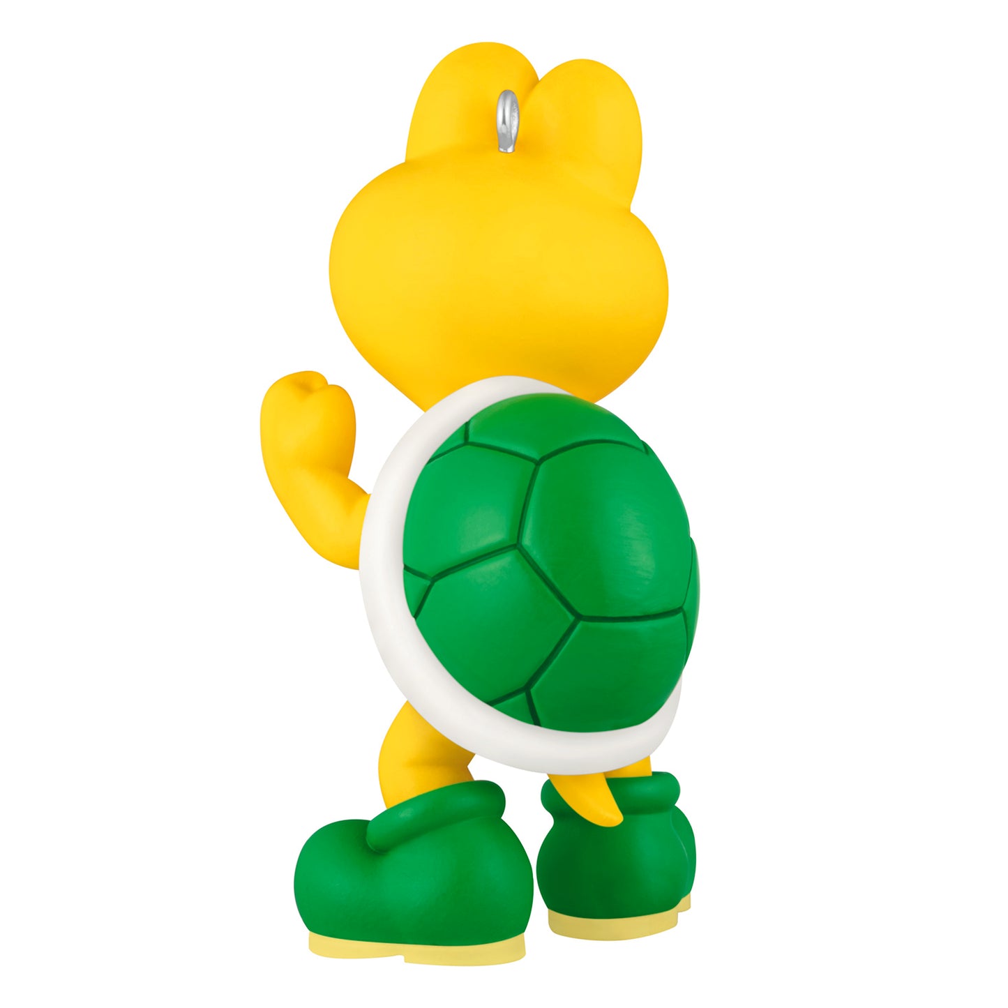 Nintendo Super Mario Koopa Troopa — 2026 Hallmark Keepsake Christmas Ornament, rear view showcasing green shell and shoes.