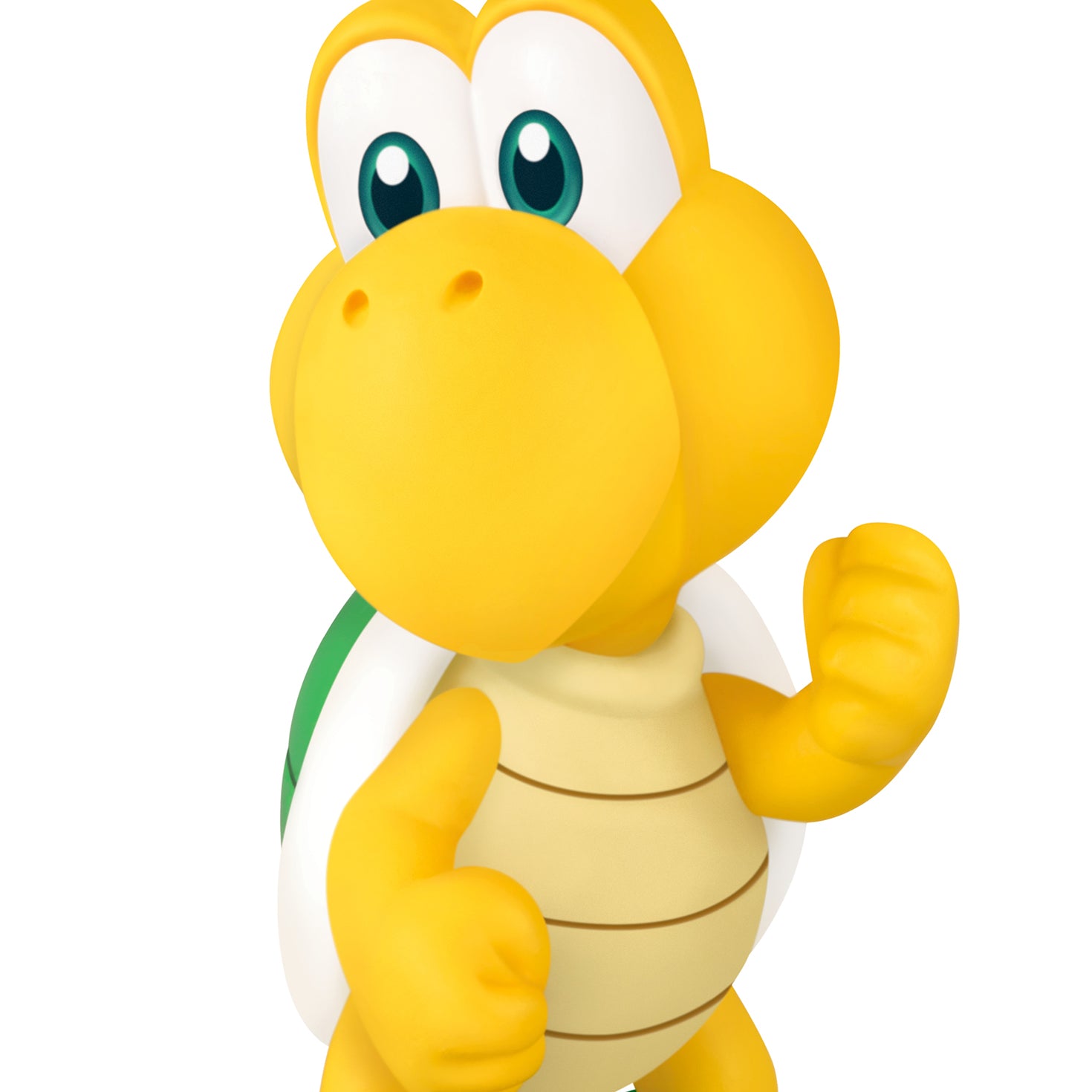 Nintendo Super Mario Koopa Troopa — 2026 Hallmark Keepsake Christmas Ornament, vibrant yellow figure with green accents, angled view